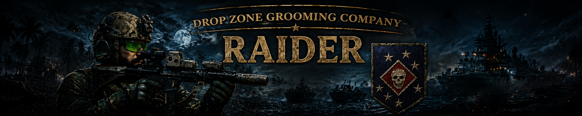 Raider scent collection banner