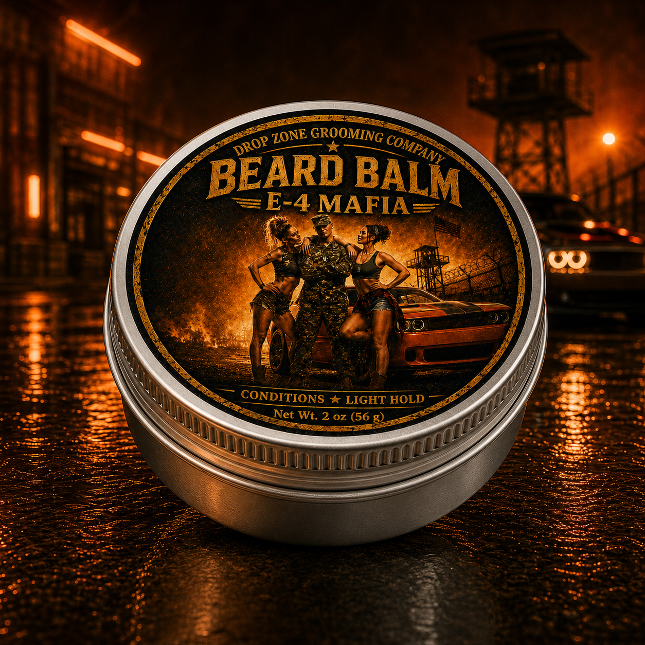 E-4 Mafia Beard Balm — 2 oz