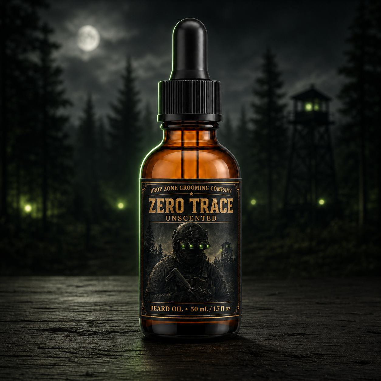 Zero Trace Unscented Beard Oil 50 mL